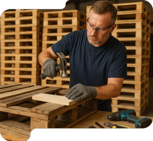 5 Sinais de que Seu Pallet Precisa Ser Reformado (e Não Descartado)