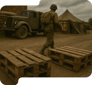 História dos Pallets: Da Guerra à Revolução Logística